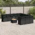 Set canapele de grădină cu perne, 12 piese, bej, poliratan GartenMobel Dekor