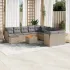 Set canapele de grădină cu perne, 12 piese, bej, poliratan GartenMobel Dekor