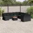 Set canapele de grădină cu perne, 12 piese, bej, poliratan GartenMobel Dekor