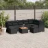 Set canapele de grădină cu perne, 10 piese, bej, poliratan GartenMobel Dekor