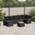 Set canapele de grădină, 8 piese, cu perne, bej, poliratan GartenMobel Dekor