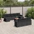 Set canapele de grădină, 11 piese, cu perne, bej, poliratan GartenMobel Dekor