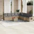 Set canapele de grădină cu perne, 10 piese, bej, poliratan GartenMobel Dekor