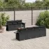 Set mobilier de grădină cu perne, 8 piese, negru, poliratan GartenMobel Dekor