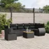 Set canapele de grădină, 7 piese, cu perne, bej, poliratan GartenMobel Dekor