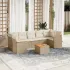 Set canapele de grădină cu perne, 8 piese, gri, poliratan GartenMobel Dekor
