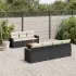 Set canapele de grădină cu perne, 8 piese, gri, poliratan GartenMobel Dekor