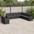 Set canapele de grădină cu perne, 11 piese, bej, poliratan GartenMobel Dekor