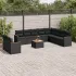 Set canapele de grădină cu perne, 11 piese, bej, poliratan GartenMobel Dekor