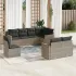 Set canapele de grădină cu perne, 8 piese, gri, poliratan GartenMobel Dekor
