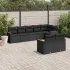 Set canapele de grădină, 8 piese, cu perne, bej, poliratan GartenMobel Dekor