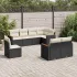 Set canapele de grădină cu perne, 8 piese, gri, poliratan GartenMobel Dekor