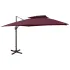 Umbrelă de grădină cantilever cu blat dublu 300x300 cm taupe GartenMobel Dekor