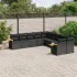 Set canapele de grădină cu perne, 10 piese, bej, poliratan GartenMobel Dekor