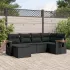 Set canapele de grădină cu perne, 6 piese, bej, poliratan GartenMobel Dekor