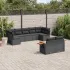 Set canapele de grădină, 9 piese, cu perne, bej, poliratan GartenMobel Dekor