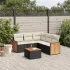 Set canapele de grădină cu perne, 6 piese, bej, poliratan GartenMobel Dekor