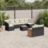 Set canapele de grădină cu perne, 10 piese, bej, poliratan GartenMobel Dekor