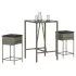 Set mobilier bar de grădină cu perne, 7 piese, gri, poliratan GartenMobel Dekor