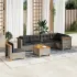 Set canapele de grădină, 7 piese, cu perne, bej, poliratan GartenMobel Dekor