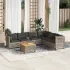 Set canapele de grădină, 7 piese, cu perne, bej, poliratan GartenMobel Dekor