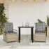 Set mobilier de grădină cu perne, 5 piese, bej, poliratan GartenMobel Dekor