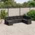 Set mobilier de grădină cu perne, 8 piese gri deschis poliratan GartenMobel Dekor