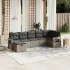 Set canapele de grădină cu perne, 7piese gri deschis poliratan GartenMobel Dekor