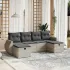 Set canapele de grădină cu perne, 6 piese gri deschis poliratan GartenMobel Dekor