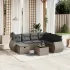 Set canapele de grădină, 8 piese, cu perne, bej, poliratan GartenMobel Dekor