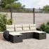 Set canapele de grădină cu perne, 6 piese gri deschis poliratan GartenMobel Dekor