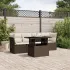 Set canapele de grădină cu perne, 5 piese, maro, poliratan GartenMobel Dekor