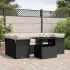 Set canapele de grădină cu perne, 7 piese, maro, poliratan GartenMobel Dekor