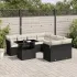 Set canapele de grădină, 9 piese, cu perne, bej, poliratan GartenMobel Dekor