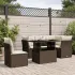 Set canapele de grădină cu perne, 6 piese, maro, poliratan GartenMobel Dekor