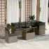Set canapele de grădină, 7 piese, cu perne, bej, poliratan GartenMobel Dekor