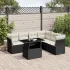 Set canapele de grădină cu perne, 7piese gri deschis poliratan GartenMobel Dekor