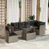 Set canapele de grădină, 7 piese, cu perne, bej, poliratan GartenMobel Dekor