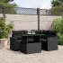 Set canapele de grădină cu perne, 5 piese, maro, poliratan GartenMobel Dekor