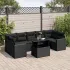 Set canapele de grădină, 8 piese, cu perne, bej, poliratan GartenMobel Dekor
