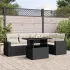 Set canapele de grădină cu perne, 6 piese, maro, poliratan GartenMobel Dekor