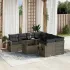 Set canapele de grădină cu perne, 9 piese gri deschis poliratan GartenMobel Dekor