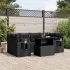 Set canapele de grădină cu perne, 7 piese, maro, poliratan GartenMobel Dekor
