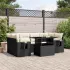 Set canapele de grădină cu perne, 7 piese, maro, poliratan GartenMobel Dekor