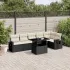 Set canapele de grădină cu perne, 7piese gri deschis poliratan GartenMobel Dekor