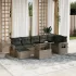 Set canapele de grădină cu perne, 8 piese, maro, poliratan GartenMobel Dekor