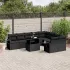 Set canapele de grădină cu perne, 10 piese, bej, poliratan GartenMobel Dekor
