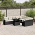 Set canapele de grădină cu perne, 10 piese, bej, poliratan GartenMobel Dekor