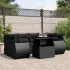 Set canapele de grădină cu perne, 7 piese, maro, poliratan GartenMobel Dekor