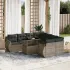 Set canapele de grădină cu perne, 9 piese, maro, poliratan GartenMobel Dekor